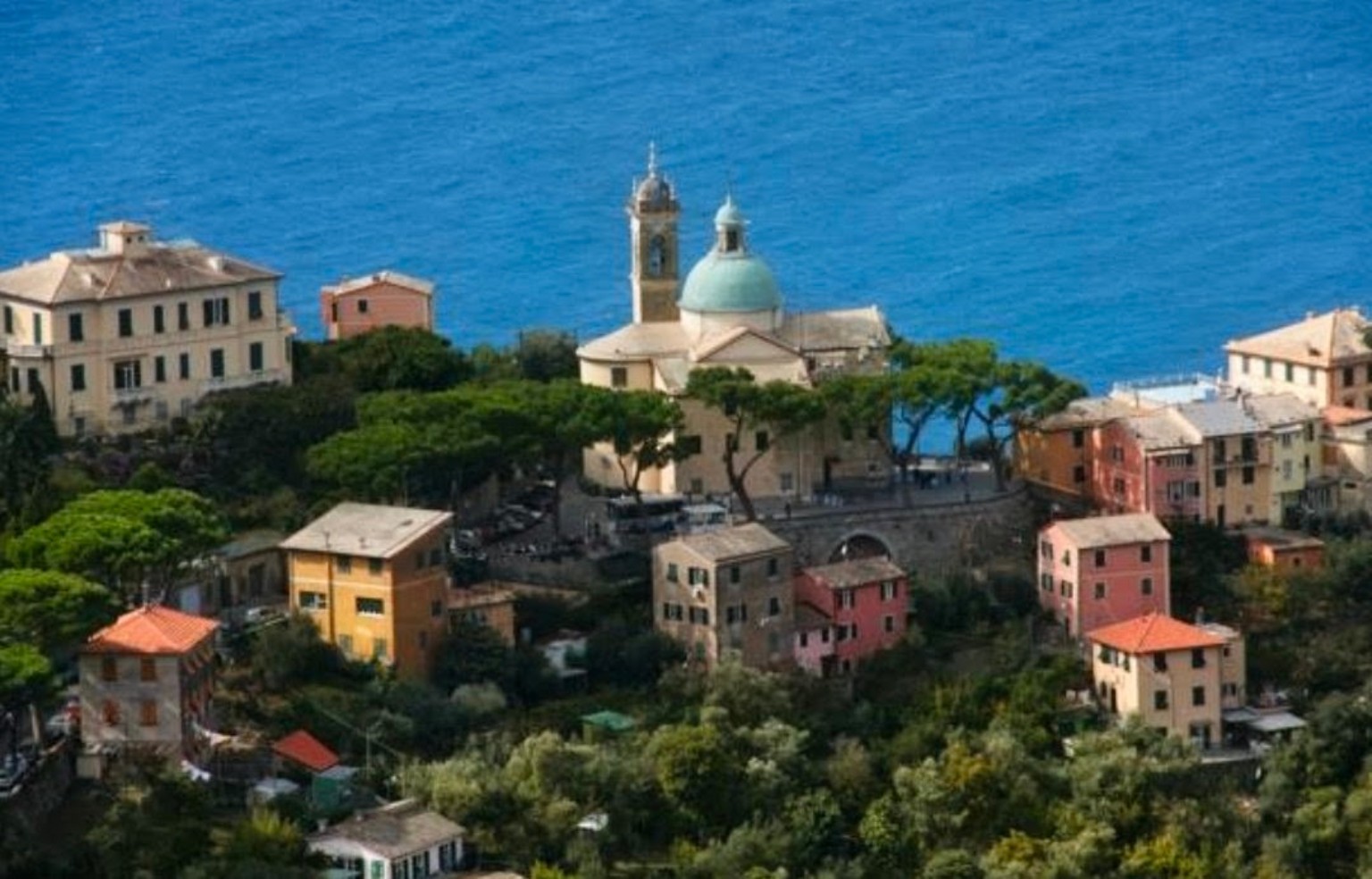 San Rocco e la cupola verde dall’alto