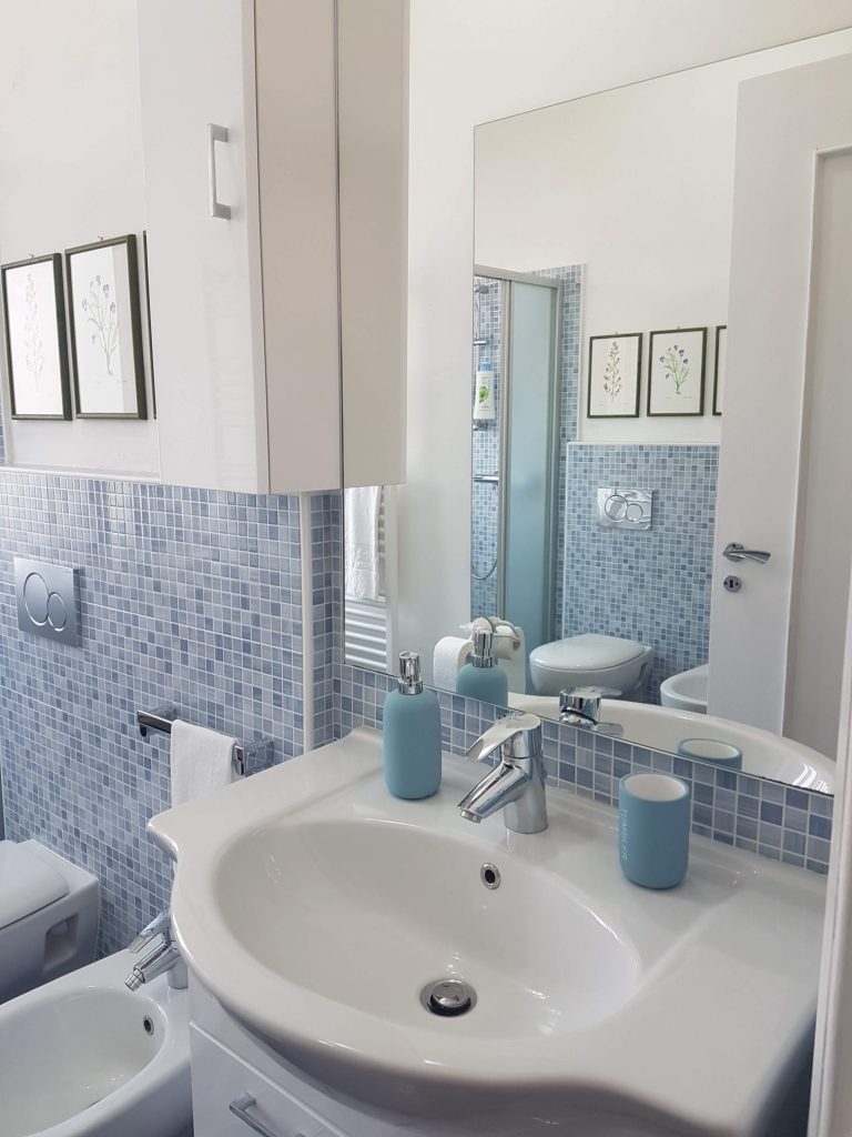 Il lavabo del bagno